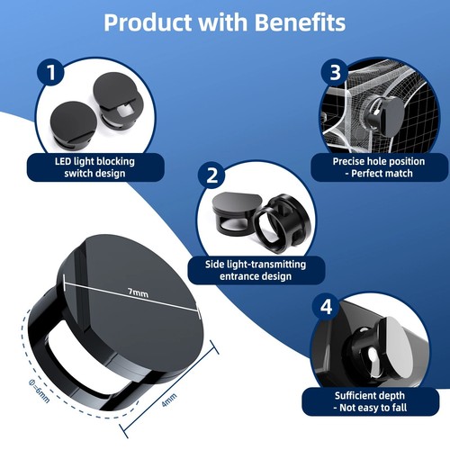 Led light blocker cover for - light,