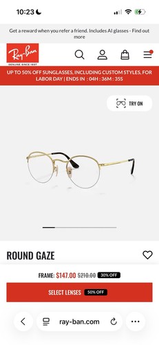 Ray ban eyeglass frames - eyeglass,